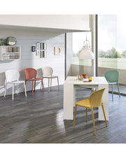 Console extensible en mdf blanc Pinocchio STS