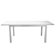 Table blanche extensible en aluminium Sullivan