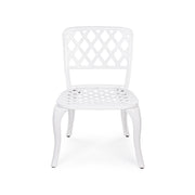 Chaise Extérieure En Aluminium Blanc Faenza 44X4 H89 Cm