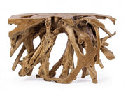 Console en racine de teck cm 120 x 40 x 77 h