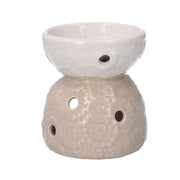 Brûleur à essence en céramique blanc crème cmø10h11