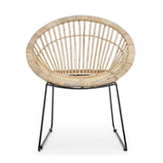 Fauteuil rustique naturel Cayes