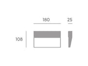 Applique ronde en aluminium moulé avec diffuseur satiné - 6W, 777 lumens blanc