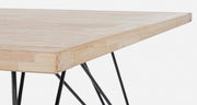 Table design industriel en bois DISTRICT 200x90x h76 cm