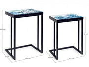 Set de deux tables basses d'ameublement bizzotto