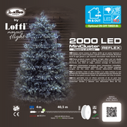 MiniCluster ø6cm 2000 LED BLANCHE 40,5m en Bobine