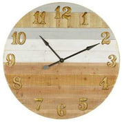 Horloge en bois bicolore ea-6422 Ø cm. 91,5 x 6