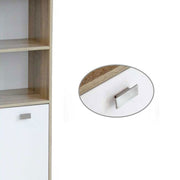 Colonne de salle de bain avec porte d'économie de café 33 x 33 x 160 h cm cm