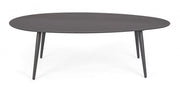 Table basse d'extérieur en aluminium Anthracite RIDLEY 120x75x h36 cm