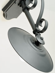 Lampadaire en aluminium moulé sous pression avec douille en porcelaine E27 graphite