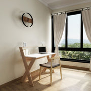 Bureau Alixus blanc naturel style scandinave 113x59xh.97 cm