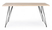 Table en bois design industriel DISTRICT 160x90x h76 cm