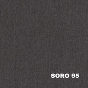 Canapé country 3 places gris soro 95 215 cm.