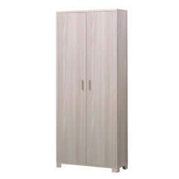 Armoire multi-utilise mince deux portes huit étagères légères olmo 83x29x H190 cm