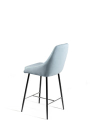 Lot de 2 tabourets en tissu 46cm x 49cm H. 97cm