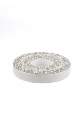 Lot de 6 bougies chauffe-plat Rahul Tondo Argenté 6x