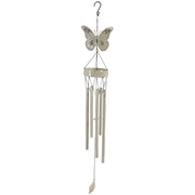 Cloche papillon en métal 15,5x12h111 cm