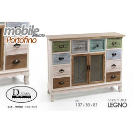 Faire de tiroirs anciens rétro 107 x 30 x 83 h cm