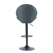 Tabouret de tunn gris réglable avec pied noir 52x56x90 cm