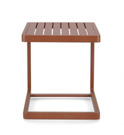 2x Table Basse Konnor 40X40 Terre Cuite