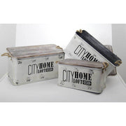 Conteneurs de bauli dans le couvercle en étain bois industriel 3