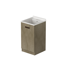 Meuble lavabo 1 porte coloris Clay H86x47x50cm