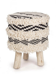 Tabouret Yucatan Nat-Noir D30