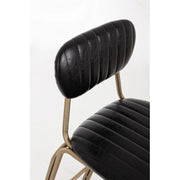 Bar vintage tabouret addy noir 41x51x100h cm