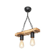 Lagun ASZ1235 suspension industrielle rustique avec 2 lumières