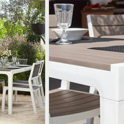 Table Keter Harmony blanc - capuvvino 160x90 cm