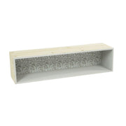 Étagère rectangulaire en bois Rebecca cm60x15x15