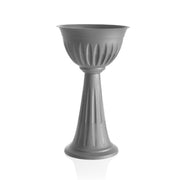 Bama Colonne Alba Fleurs cm. 43x74,5h allumé. 20 jardinière en plastique gris Home 31903