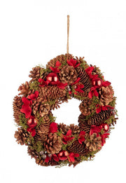 4x Couronne Lilibeth Rouge D34,5