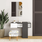 Hall d'entrée Efes blanc anthracite avec miroir