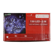 Fil lumière 150 LED blanc chaud lumière fixe cm300 al. usage externe fixe