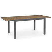 Table extensible Elias en aluminium 140-200x90 cm