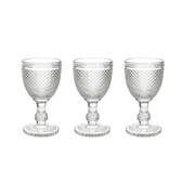 Set 3 Gobelets Transparents cc 280 Diamante Verre Transparent