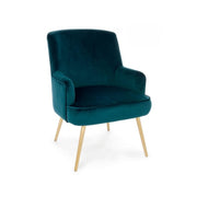 Fauteuil profond Clelia effet velours