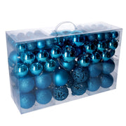Sphère en plastique 100 pièces bleu cmø4,6,8