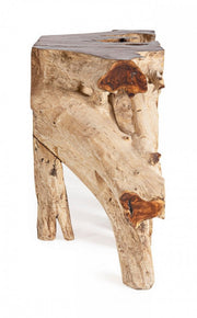 Console en bois naturel Lisandra 150x45 cm