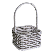Porte-bouteille andalou gris tourterelle 4p cm22x22h15/34