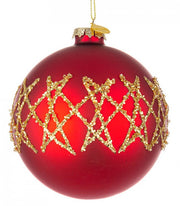 8x Sphère Vt Embellish Rouge D100