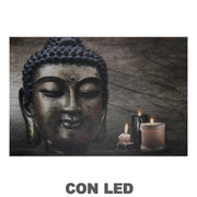 Quadro led bouddha cm60x2,3x40