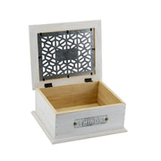 Boîte rectangulaire en bois elettra cm24x20h10