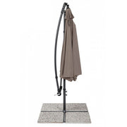 Parasol de jardin avec bras 360° Texas cm 300x h260 Anthracite-Gris Tourterelle