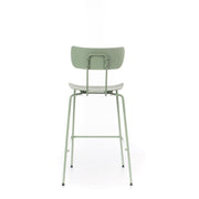 Tabouret en polypropylène avec assise verte