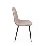 Chaise de salle à manger en simili cuir Tortora AMANDA 45x54x h87 cm