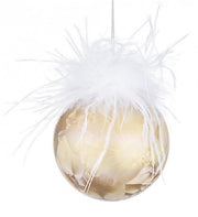 12x Sphère Vt Plume Or D80