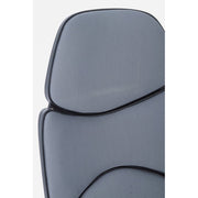 Fauteuil de bureau avec accoudoirs en tissu ARMSTRONG Gris Foncé 64x69 x h118,5 - 128 cm