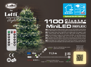 Chaîne led blanc chaud 1100 MiniLED 11.5m